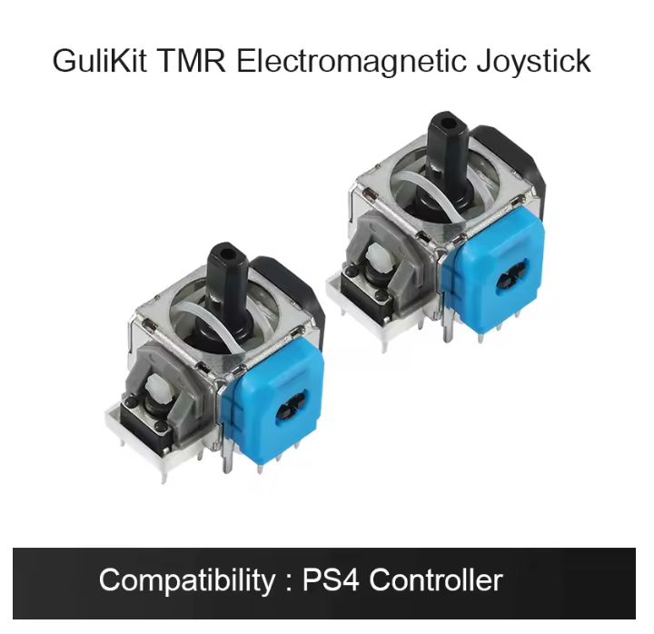 GuliKit TMR Electromagnetic Joysticks with KK Ring Thumbsticks